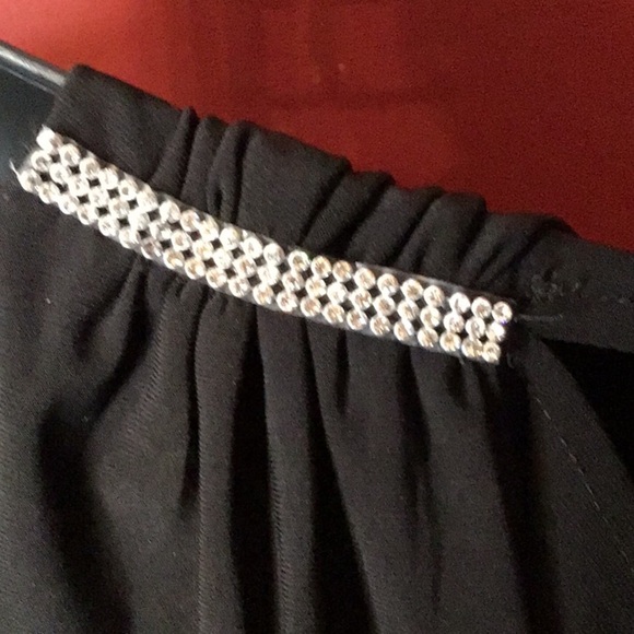 S. LEVINE COLD SHOULDER EMBELLISHED JUMPSUIT SZ L - Picture 8 of 8